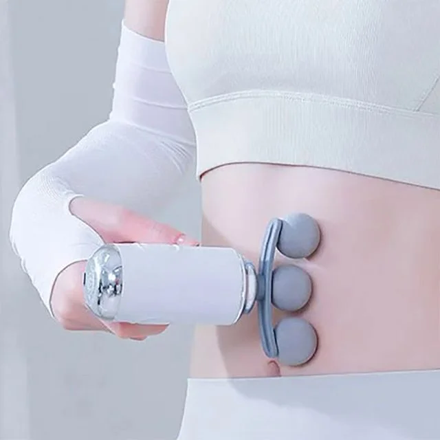 3볼 충전식 마사지기 진동 안마기 마사지건 6단 조절
