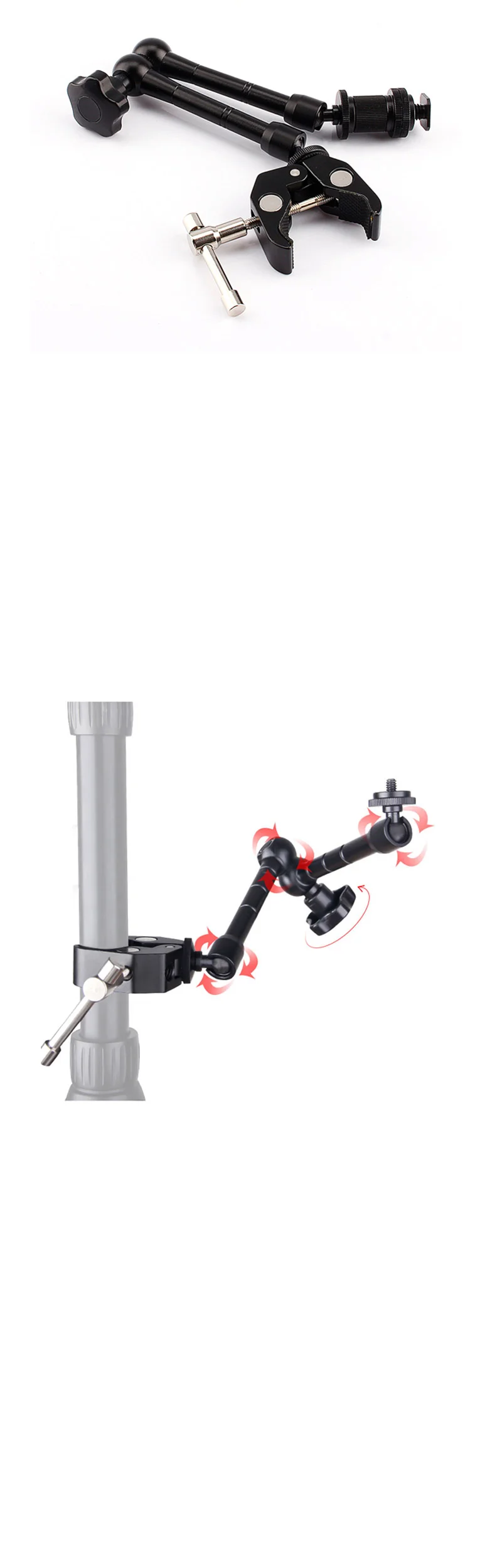 DJI 오즈모 액션 4 호환 액션캠 매직 암 거치대 OSMO 상세3