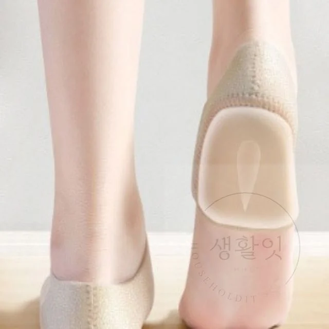 발뒤꿈치 갈라짐 보호대 L 살색 발뒤꿈치갈라짐밴드 각질제거 발각질제거 발뒤꿈치보습 굳은살제거