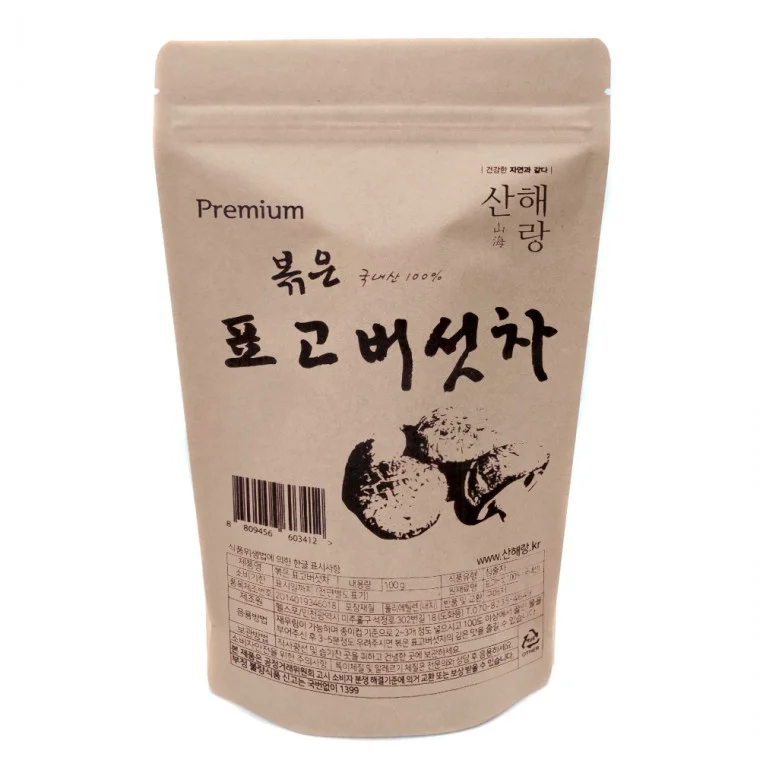 수제 전통 국내산 표고버섯차 100