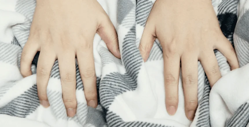 똑딱이담요 입는망토 미니후드 단추치마 캠핑이불 무릎 학교학생 상세4