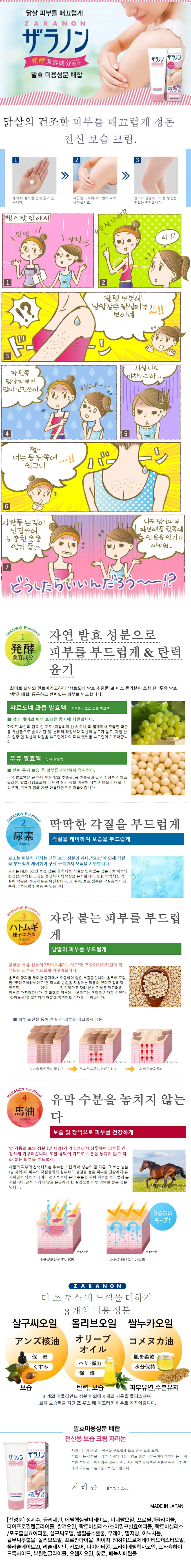 루미나D 우 닭살 로션 크림 리페어 핸드 풋 팔 발 꿈치 젤 상세2