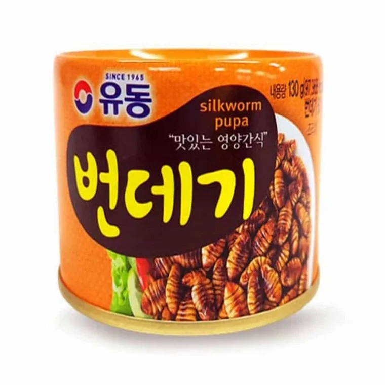 통조림음식 번데기요리 술안주간식 번데기 통조림 130g