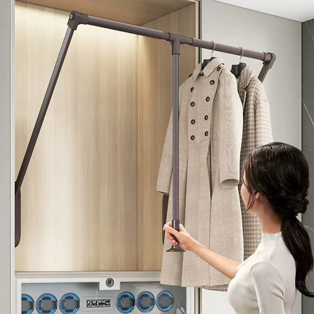 공간활용 내려오는 옷장 행거(93-125cm)(색상)