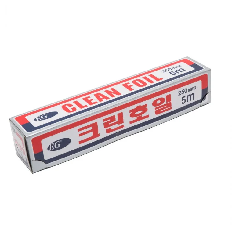 알루미늄 쿠킹호일 업소용 구이용 은박호일 바나나 사과 25cmx5m 1개