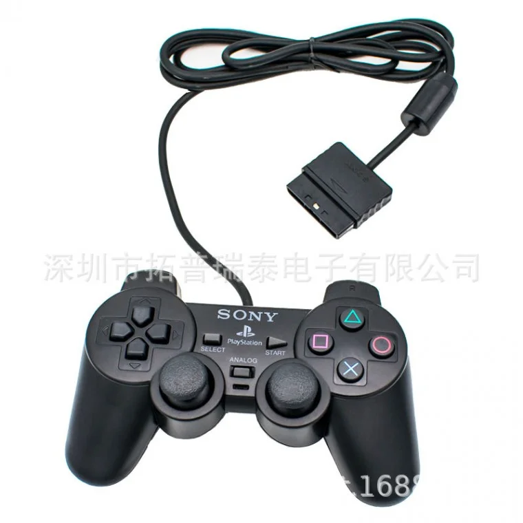 게임패드 공장 직판 Ps2 유선 Ps2 Ps2 진동대량 재고