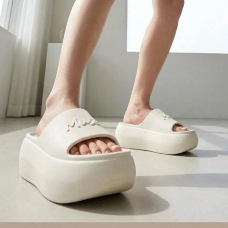 실내화 6CM 사무실 편한 여성 여성 발바닥 슬리퍼