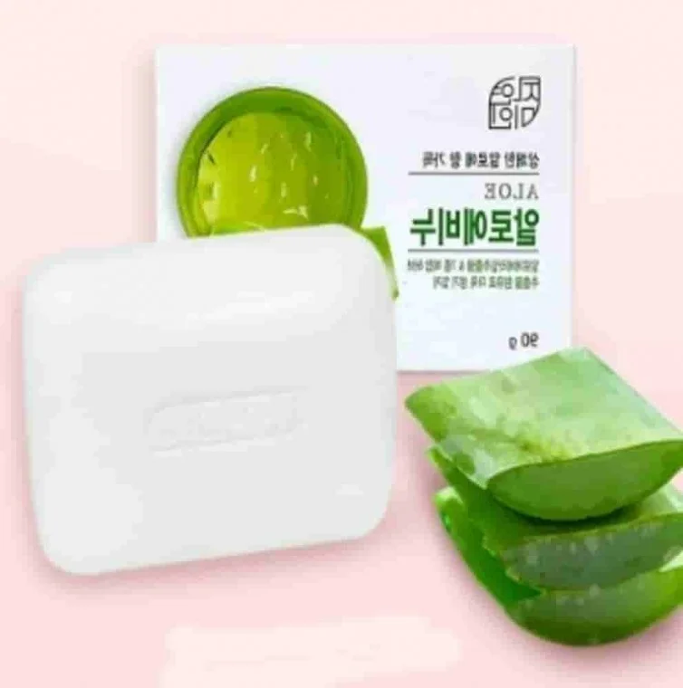 알로에 세안비누 90g 4P 바디워시비누 향좋은비누 샤워비누 목욕비누