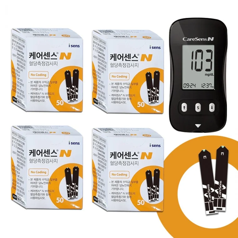 케어센스N 혈당측정기 + 시험지 200매