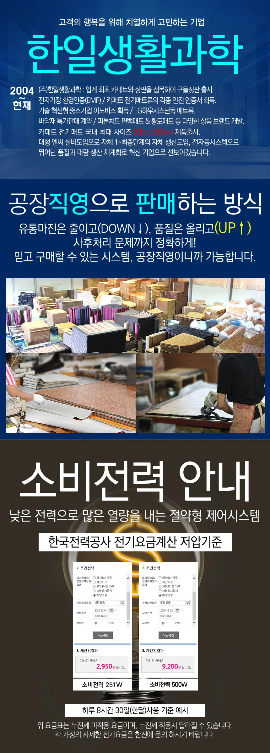 국산 불가마 온수매트 전기매트 온열매트 전기요 상세4
