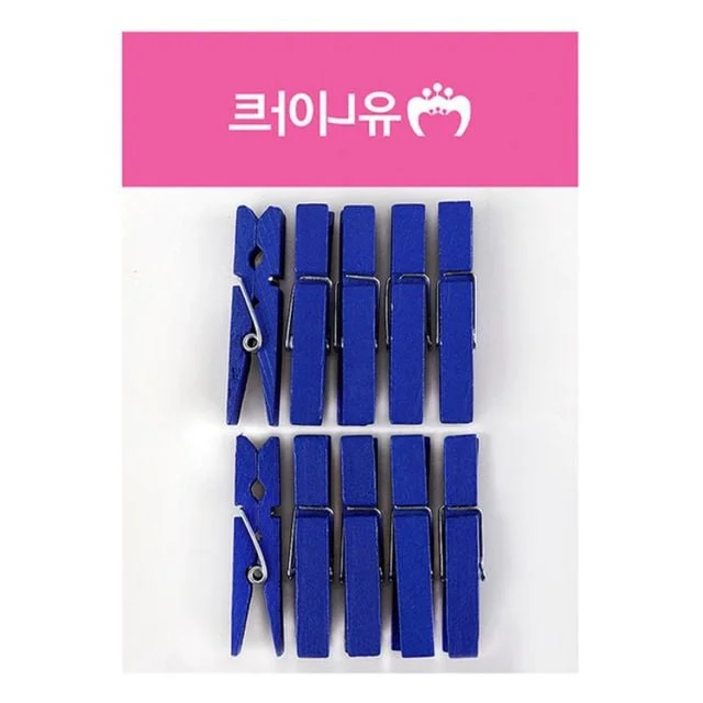 1200 나무집게 (대 메모집게 미니집게 액자걸기