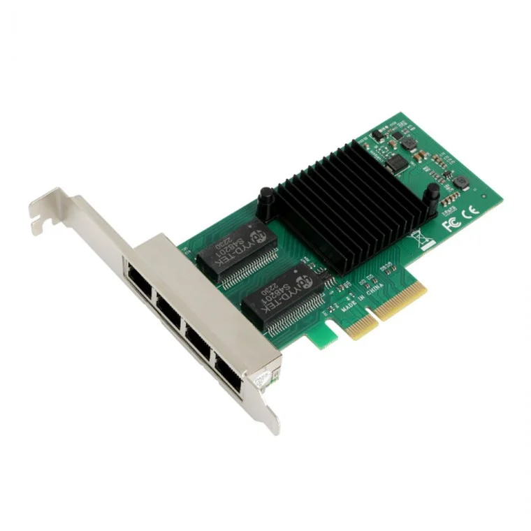 PCI x4 서버랜카드 1G 노트북 컴퓨터 데스크탑 PC 인터넷 전송속도 1GBPS 슬림 LP브라켓 별도제공