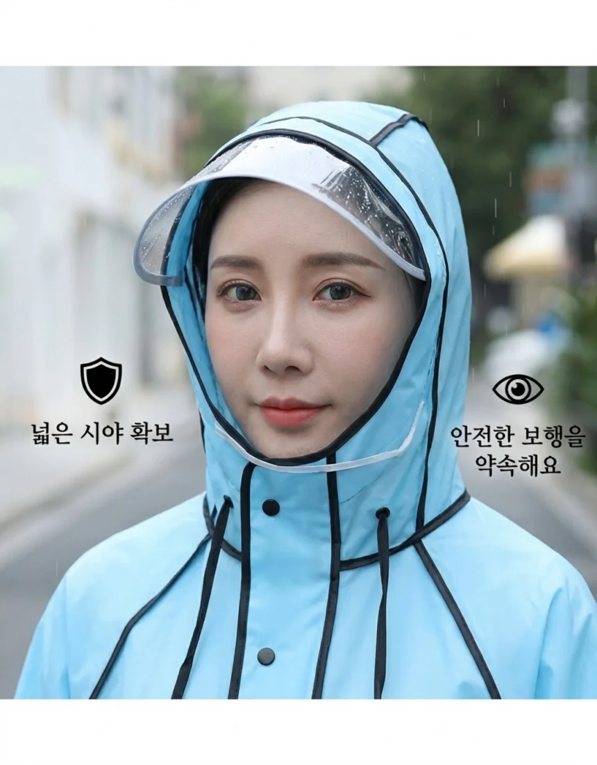 우비 우의 커플 비옷 레인코트 우비 우의 상세5