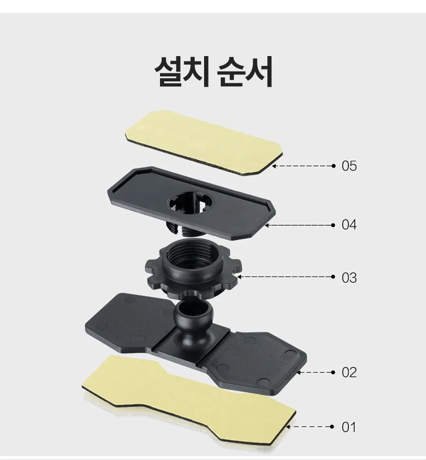 루미나D 헤드업 디스플레이 무타공 hud거치대 라쿠파스 스파크 차량용 상세7