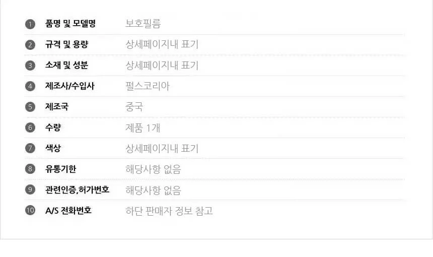 아이패드프로4세대 12.9 방탄 액정보호필름 2매 상세5