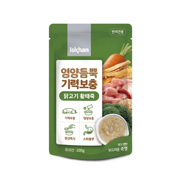 이스칸 영양듬뿍 기력보충 독 닭고기 황태죽 8 상세3