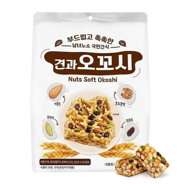 견과 오꼬시 강정 개별포장 300g