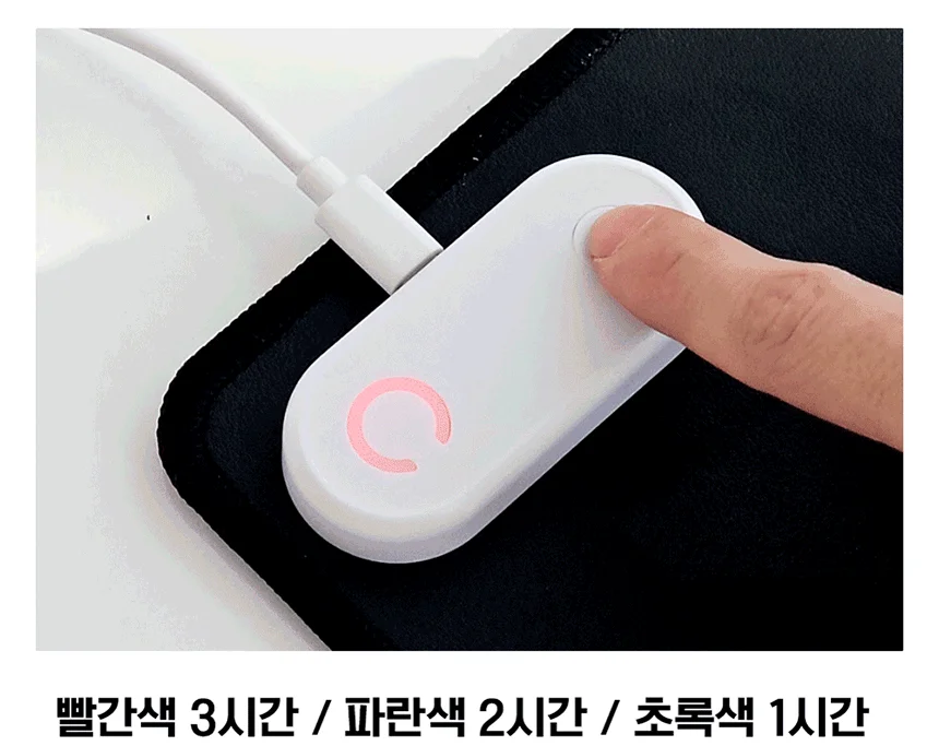 전자파제로 K기술 데스크온열패드 마우스패드 EDW-7036GY 상세3