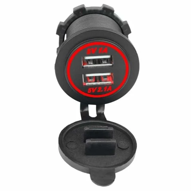 방우 3.1A USB 2포트 충전 소켓 차량용USB충전포트 차량용고속충전기