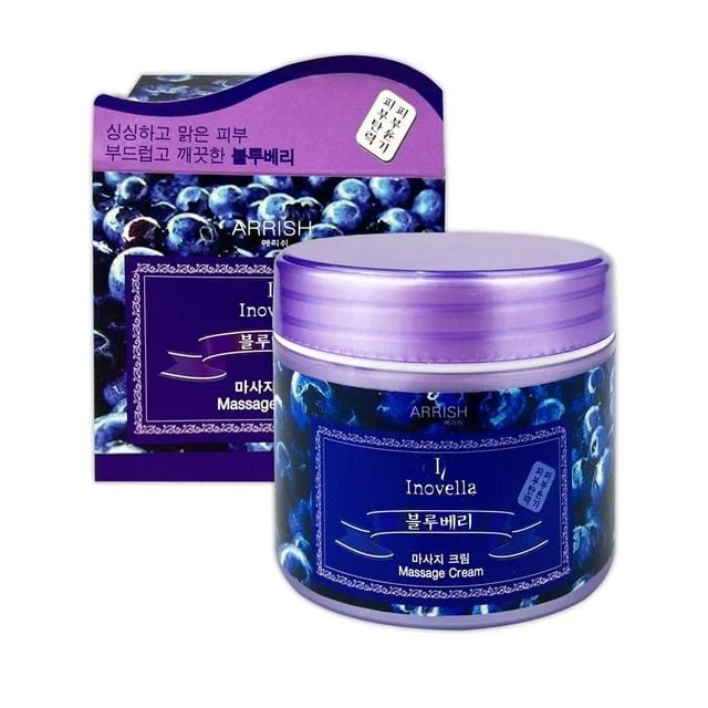 부드러운 마사지 바디 크림 300ml 포근한 블루 베리향