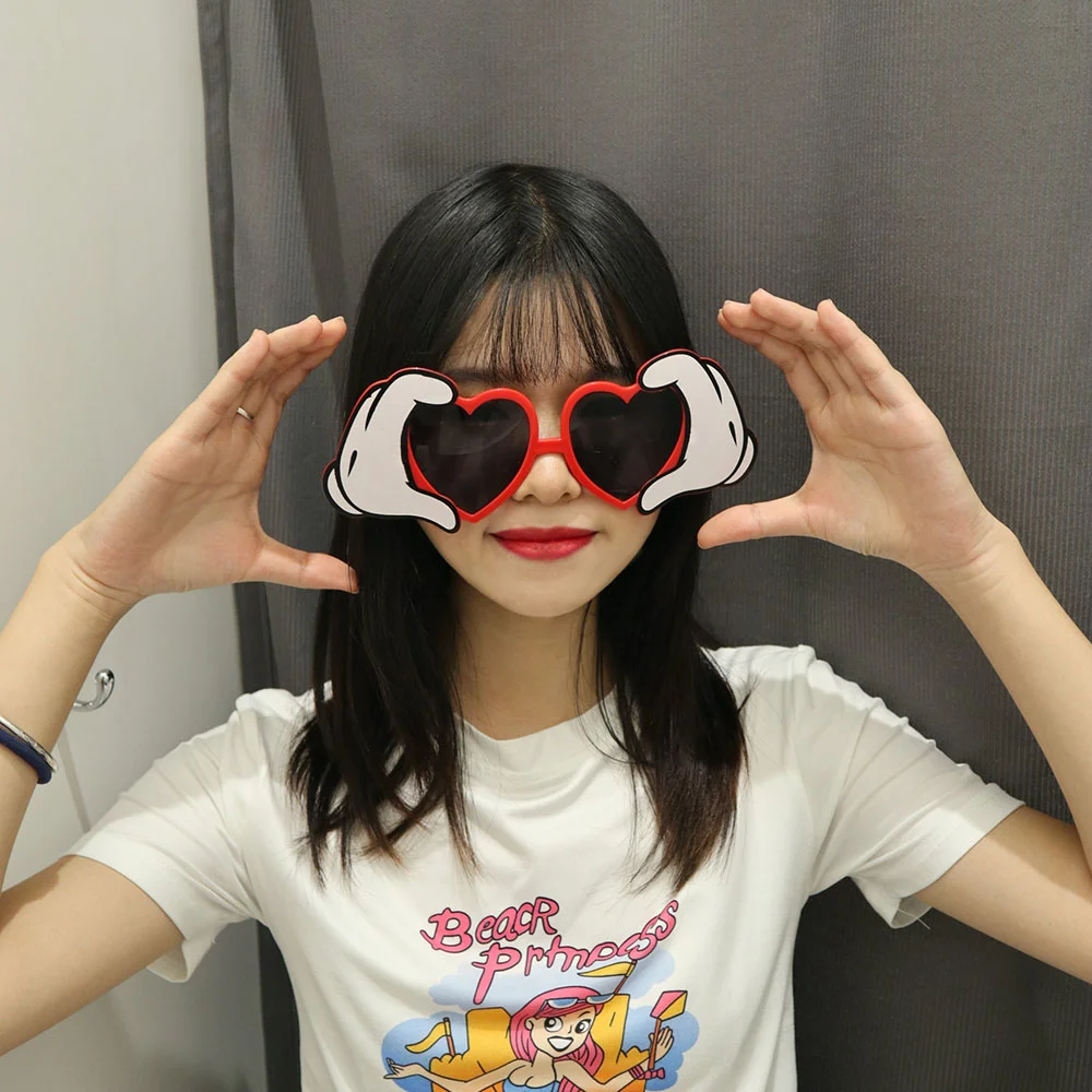 양손하트 선글라스 파티 안경 인생네컷 소품 생일 상세4