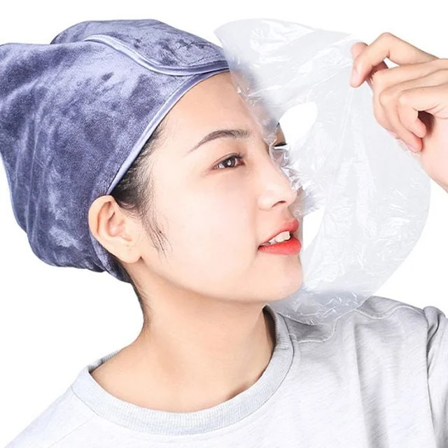 투명 비닐마스크팩 얼굴커버 수분보호 100매 미용실 에스테틱 스파용 상세1