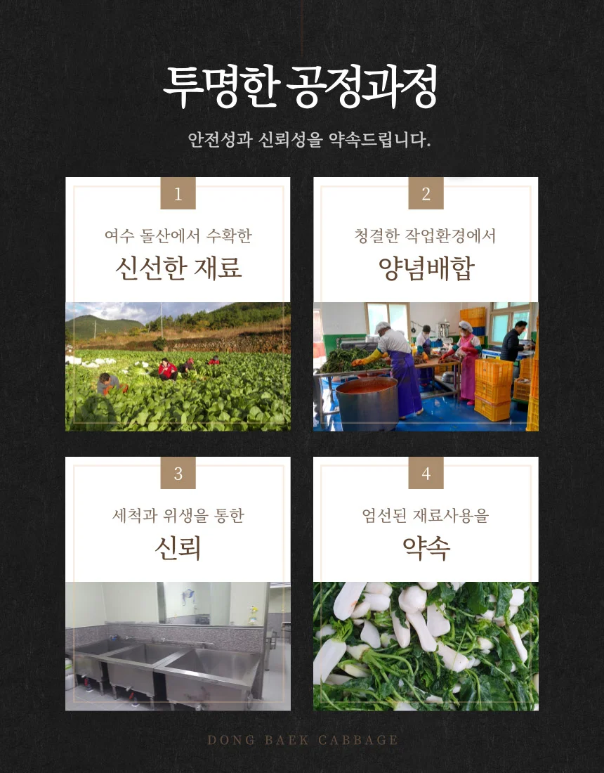직접재배 여수 돌산 갓김치 2kg (100% 국내산 재료) 상세2