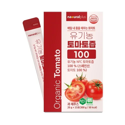 내츄럴플러스 유기농 토마토즙100 20g x 15포 상세1