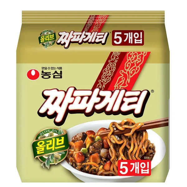 농심 올리브짜파게티 봉지 140g (5개입)