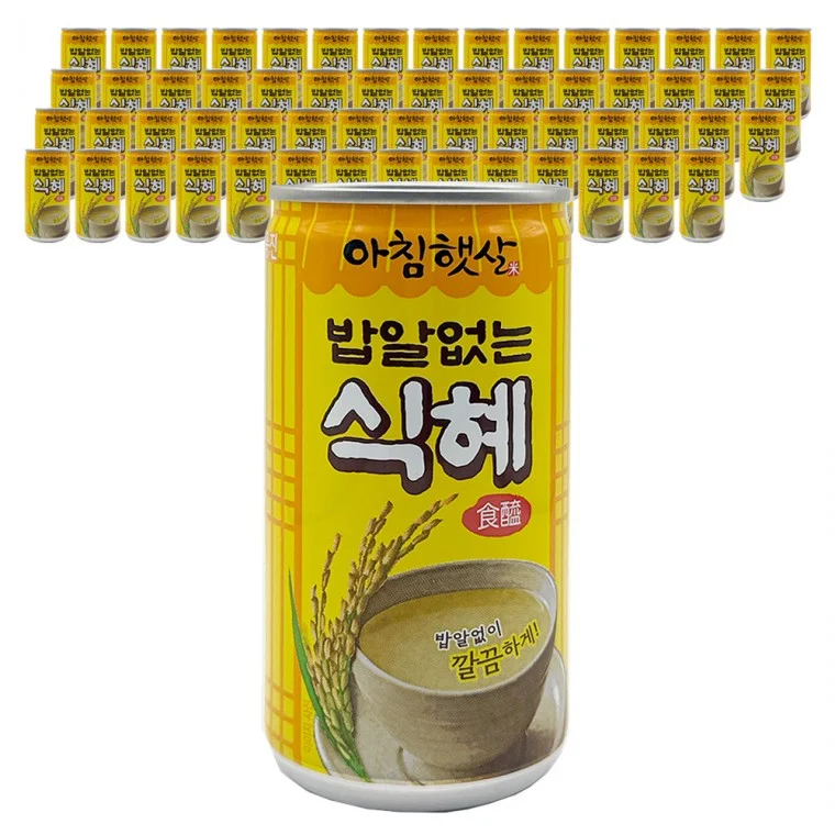 웅진 아침햇살 밥알없는 식혜 180ml x 60개(30개x2박스)