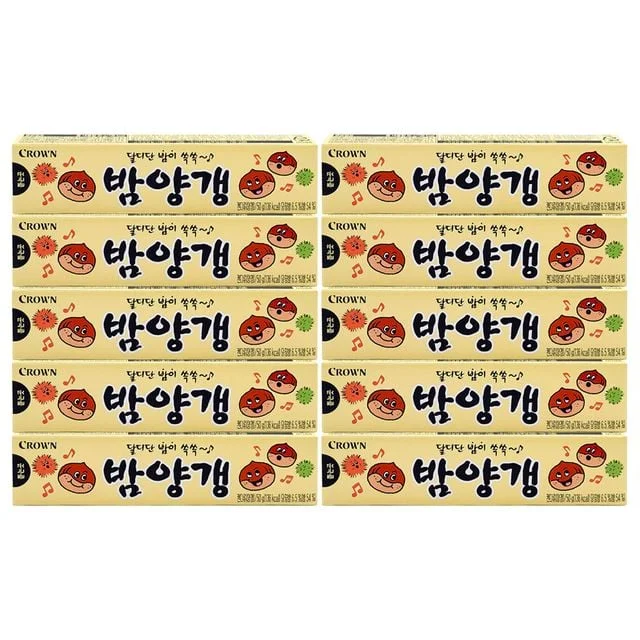 크라운제과 밤양갱 50gx10개