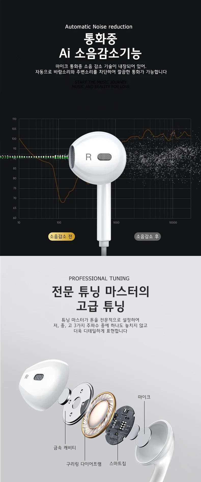 Soopii USB겸용 C타입 이어폰 상세2