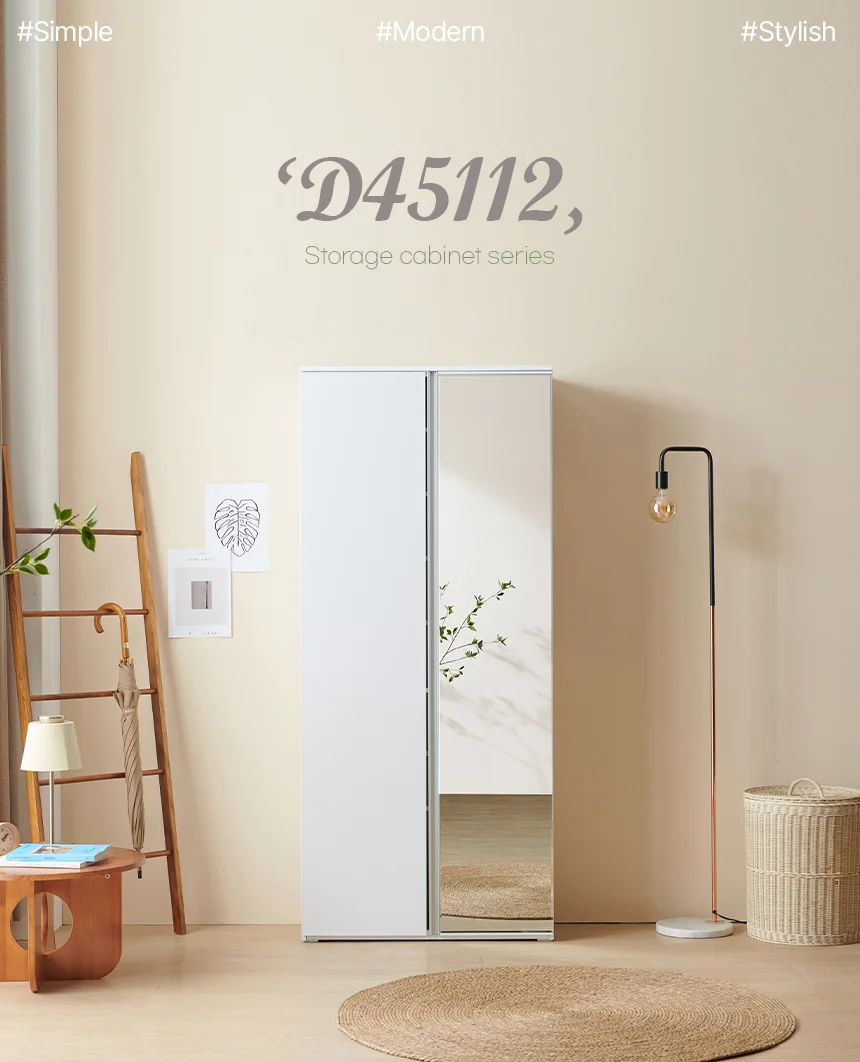 디포랙 거울형 신발장 800 D4511 상세1