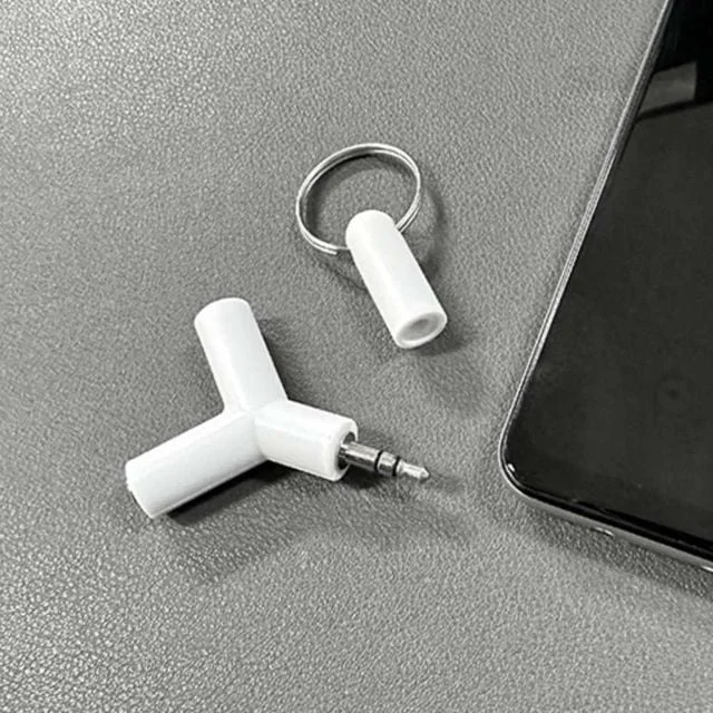 3.5mm Y형 이어폰잭 이어폰듀얼젠더 cto3.5mm이어폰젠더