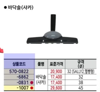 경서 솔(바닥솔샤카) 32MM 1EA 상세1