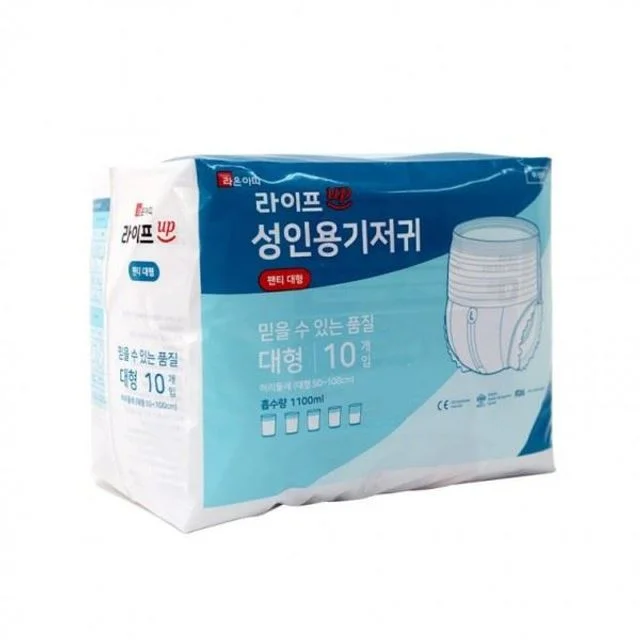 노인기저귀 팬티형 성인용기저귀 대형 팬티기저귀 10매 라이프업 1팩 성인용기저귀 안심팬티 환자용기저귀