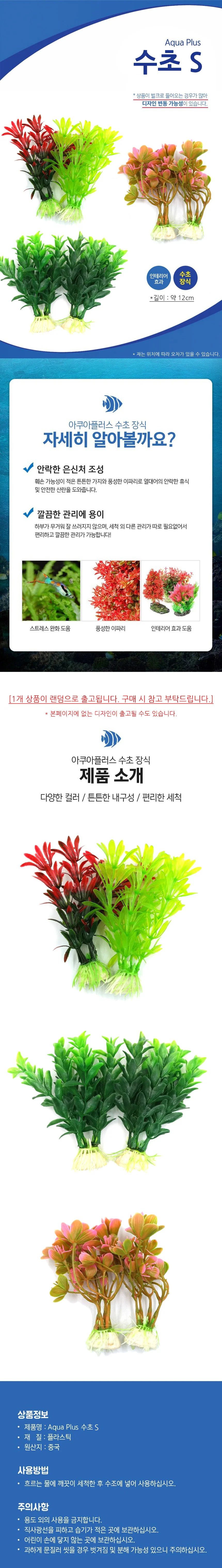 수족관 어항용 일반 수초 S 상세2