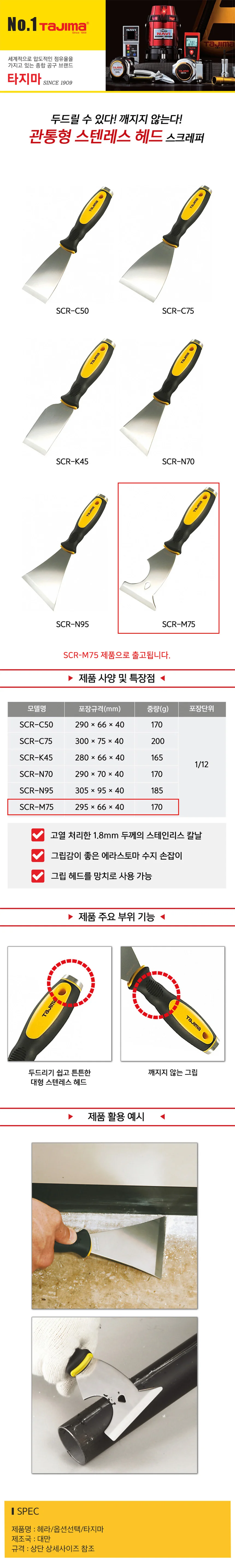타지마 스텐헤라 멀티 75mm SCR M75 상세2