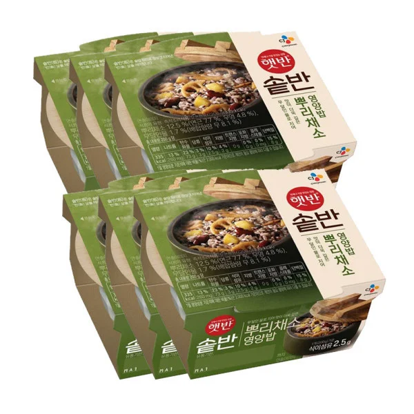 솥반 뿌리채소영양밥 200g x6입 상세1