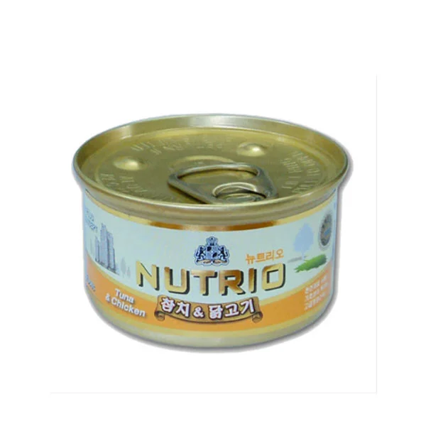 뉴트리오 고양이 캔 참치 닭고기 80g 상세3