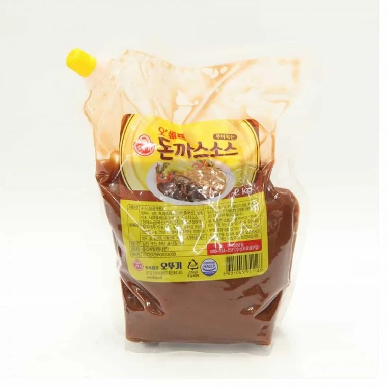 오뚜기 오쉐프 돈까스소스 2kg 미트볼양념 생선까스소스 치킨가스소스