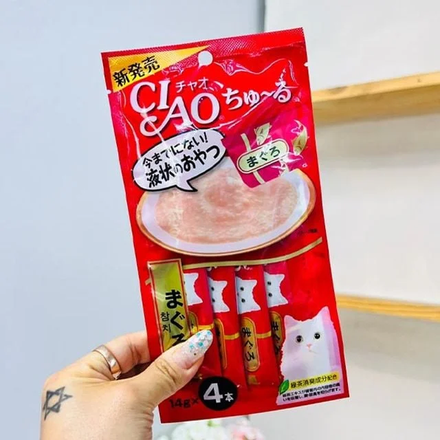챠오 이나바 고양이 츄르 14gx4P 참치
