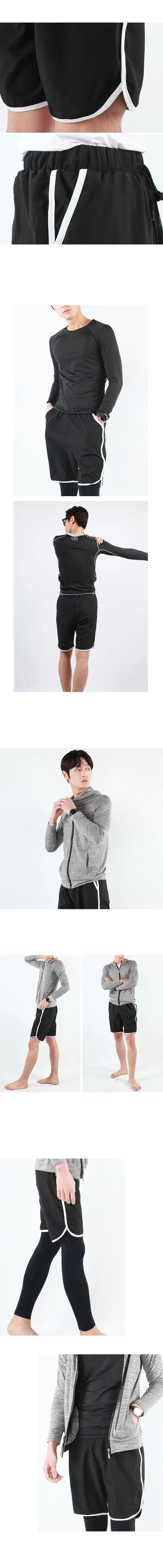 남자 래쉬가드 반바지 수영복 비치 반바지 레시가드 상세5
