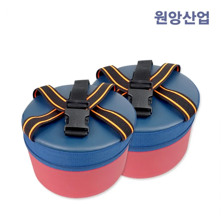 작업방석 투톤 허리버클형(중 25X16cm)-2개 밭일 농사의자 텃밭 갯벌 엉덩이의자 농사방석