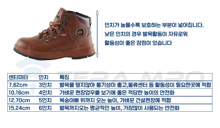 스타트 안전화 UC-601 15.24cm 상세1