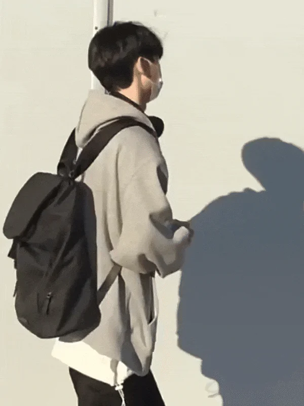 심플 남여공용 오버핏 후드집업 2color 상세2