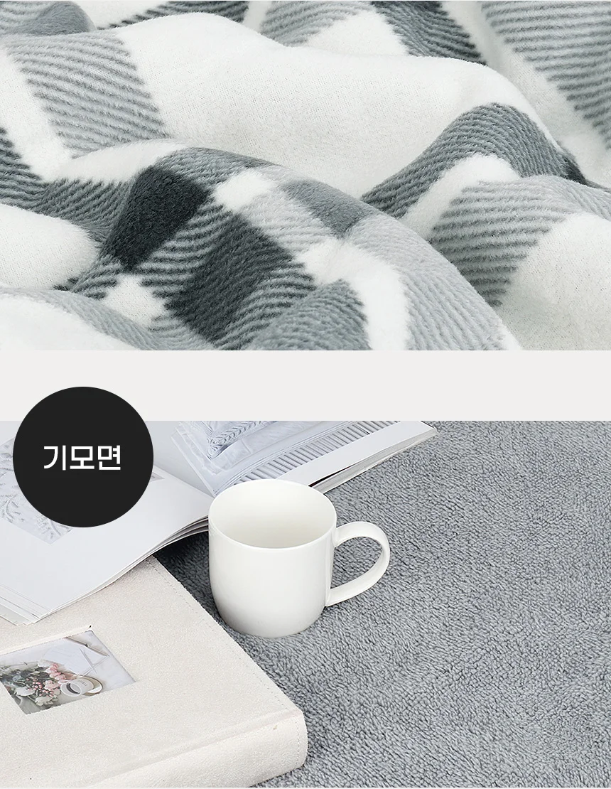 똑딱이담요 입는망토 미니후드 단추치마 캠핑이불 무릎 학교학생 상세5