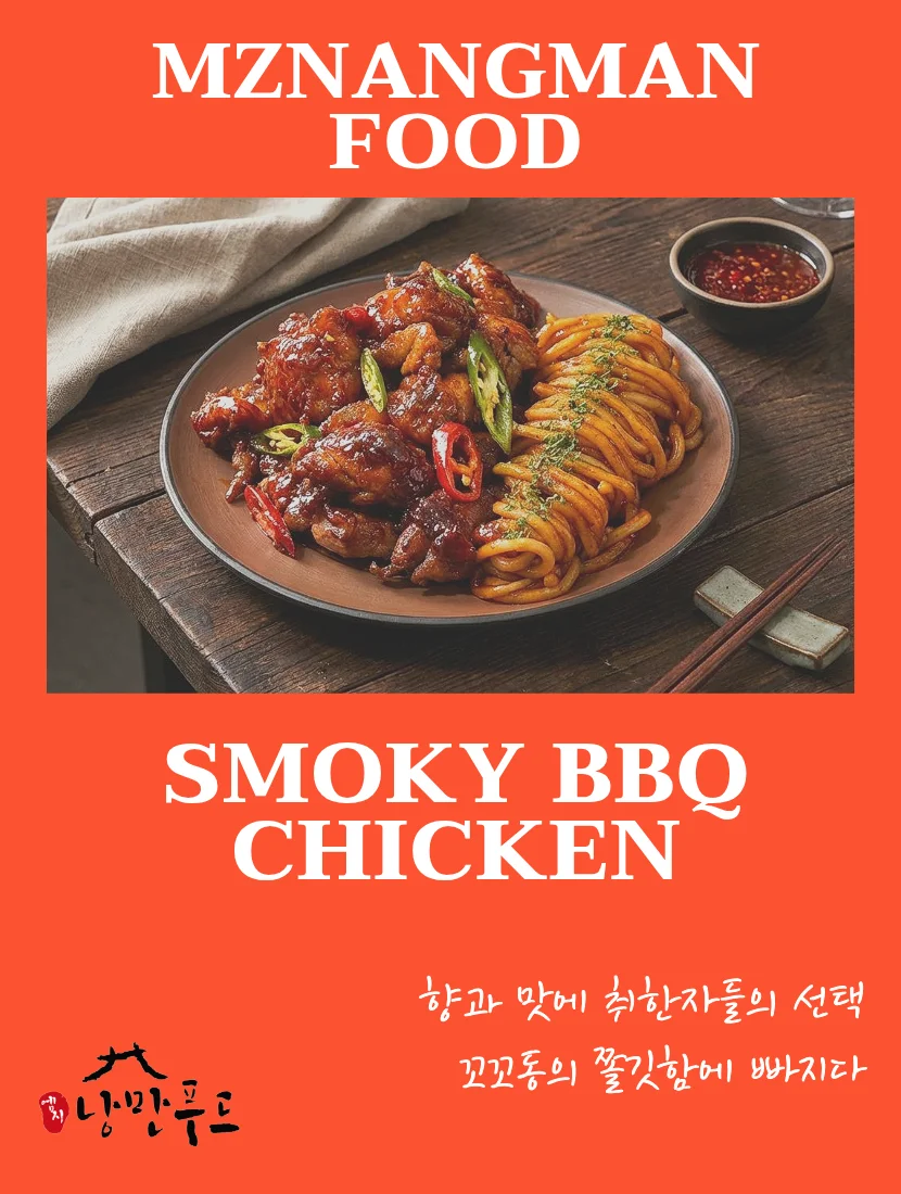 낭만 볶음면 닭다리살 치킨 꼬꼬동 순한맛 500g x 4팩 상세1