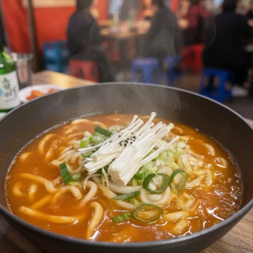 3분 간편 탱글 김치우동 370g x 9개 상세8