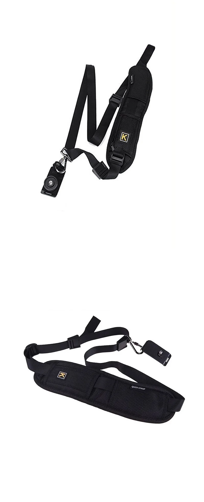 DSLR 카메라 숄더 목 어깨 넥 스트랩 야외 촬영 블랙 상세2
